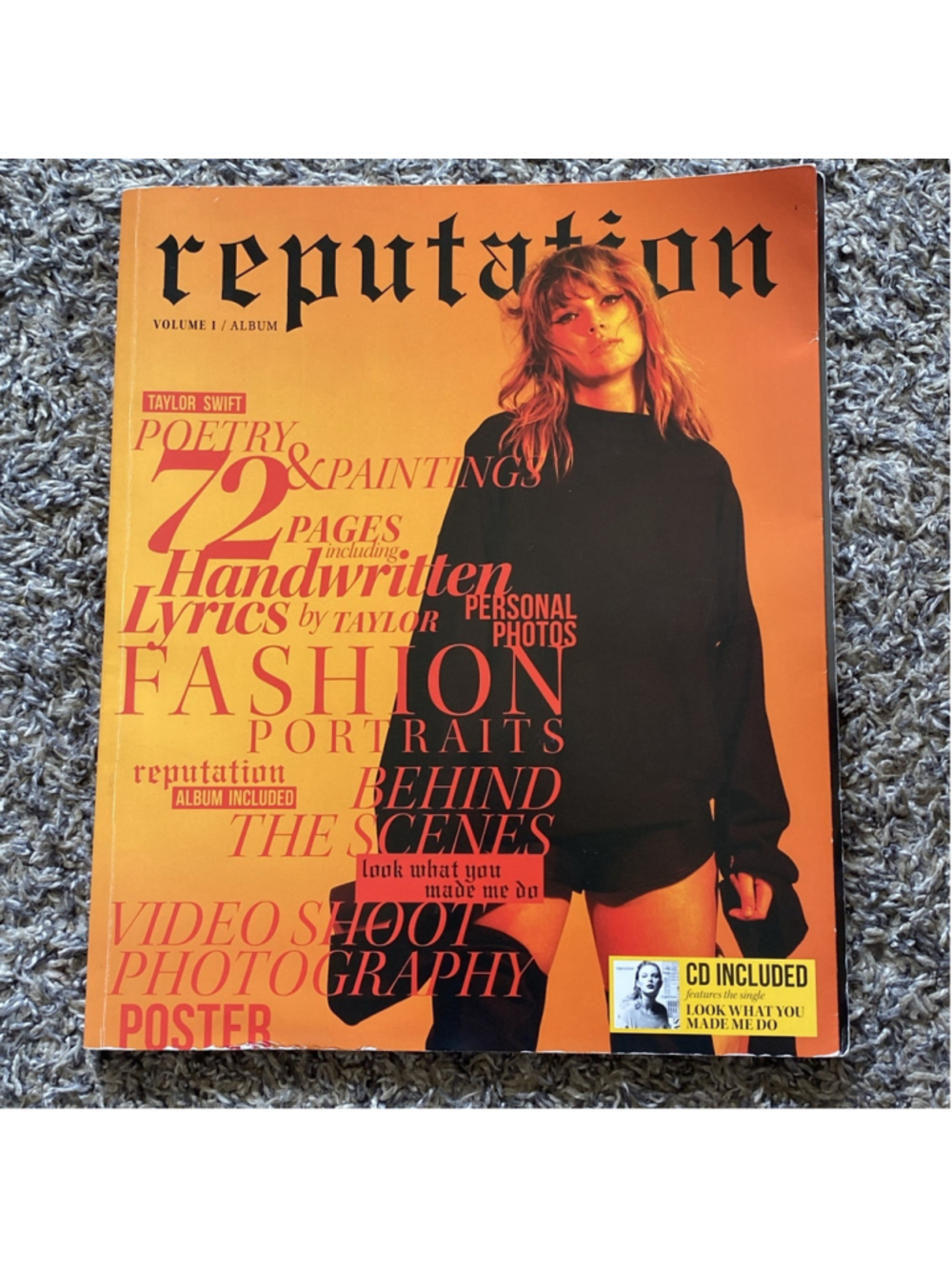 Taylor Swift | Reputation Volume 1 Magazine — CD + Poster Included!